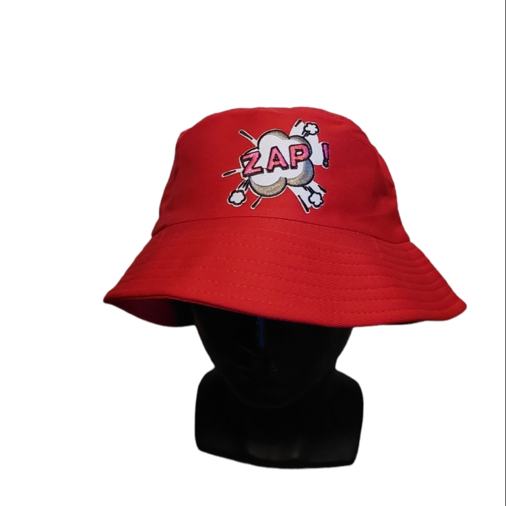 Zap patch bucket hat unisex